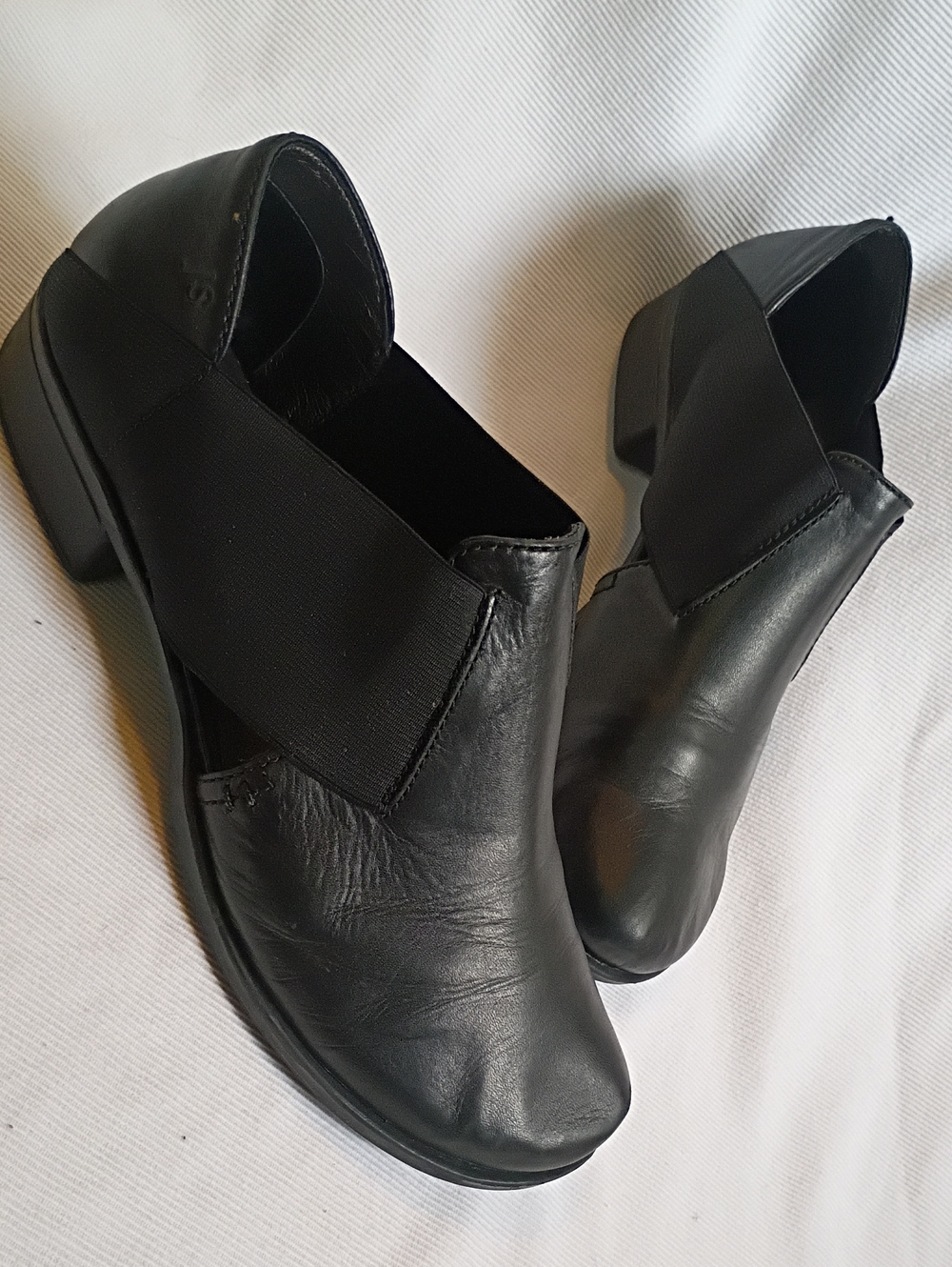 Josef Seibel Black Open Side Slip-on Clog Eu40